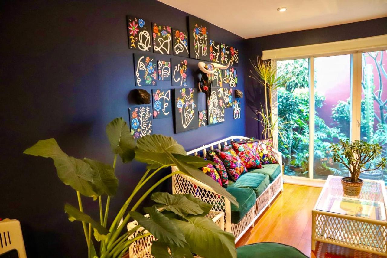 Luxurious Mid Century Modern Folk Art Home Città del Messico Esterno foto