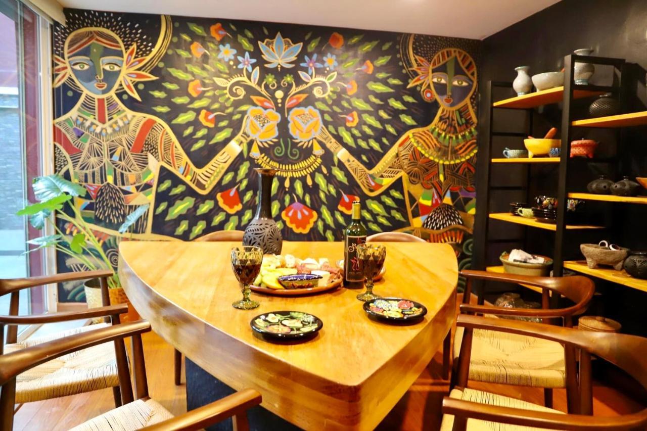 Luxurious Mid Century Modern Folk Art Home Città del Messico Esterno foto