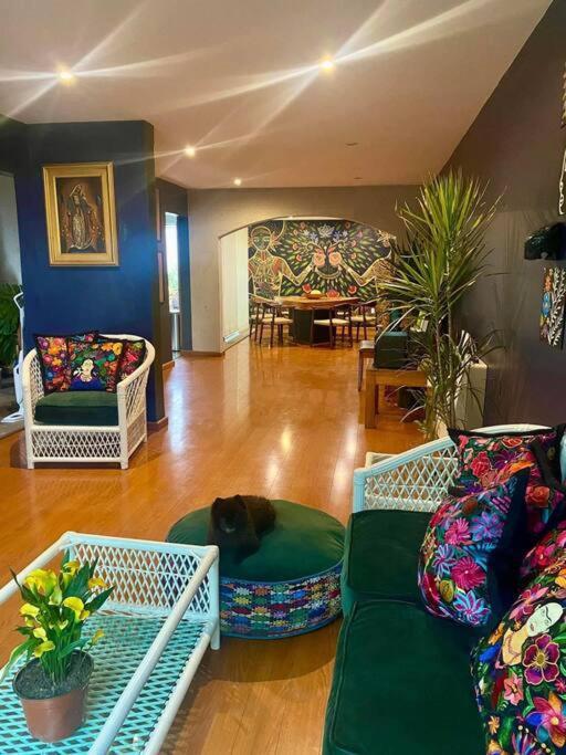 Luxurious Mid Century Modern Folk Art Home Città del Messico Esterno foto